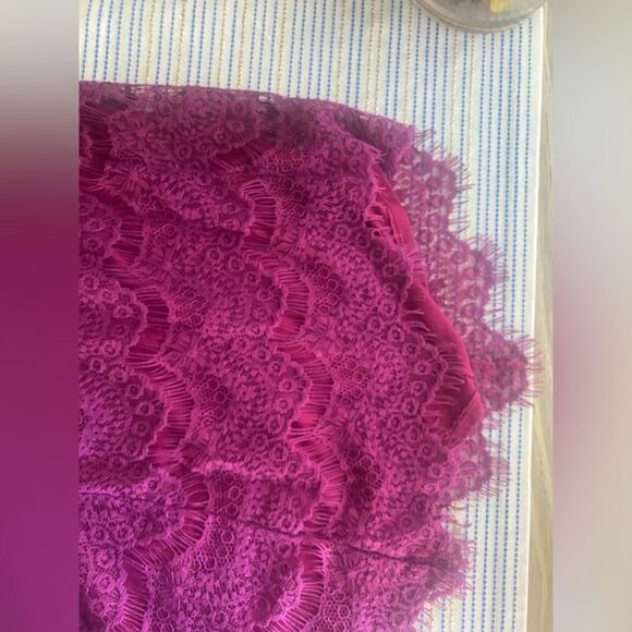 NWT Free People Dahlia Purple Floral Lace Dress Womens Large intimately - Picture 8 of 13